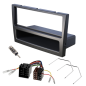 Audioproject A189 Radioblende Set für Opel Astra G Corsa C Combo Omega Astra Vectra Meriva Agila Radioadapter Entriegelung Autoradio Einbaurahmen schwarz