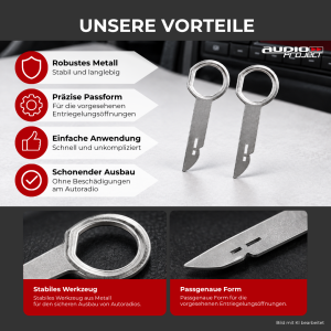 Audioproject A195 Entriegelungsbügel 2 Stck Set...