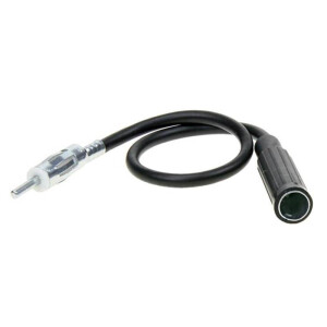 Audioproject A293 Antennenverlängerung 100 cm 1m KFZ Koax Antennen Kabel DIN Autoradio Adapter Stecker DIN Buchse FM UKW