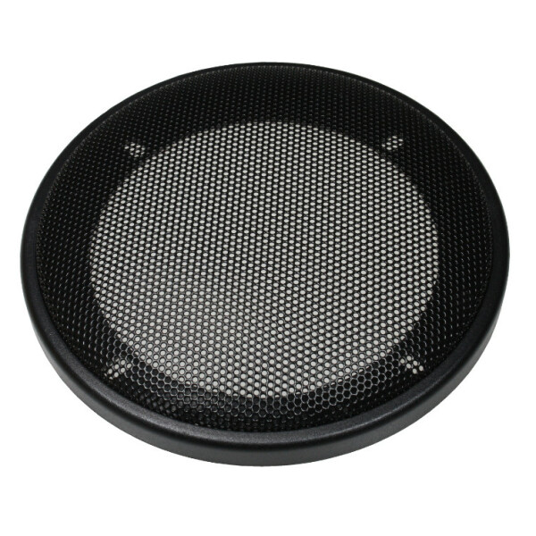Audioproject A315 Lautsprecher Gitter für 130mm DIN Lautsprecher Kunststoffring mit Metallgitter Autoradio schwarz