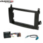Audioproject A300-10 Radioblende Set 2 DIN für Mercedes Benz A Klasse W169 B Klasse T245 Sprinter W906 Viano Vito W639 Radioadapter Antennenadapter
