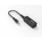 Audioproject A366 NF Entstörfilter 3,5mm Klinke Entstörer Noise Filter Cinch Stecker vergoldet Ground Loop Isolator Autoradio Verstärker