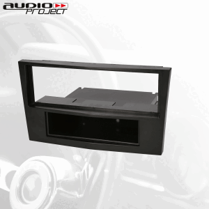 Audioproject A369 - Autoradio Radioblende 2 DIN für OPEL Corsa D Tigra Astra H Zafira B Antara Vivaro 1 DIN Autoradio Doppel DIN charcoal metallic