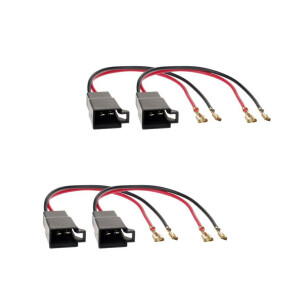 Audioproject A202-20 - 4 Stück Autoradio Adapter Auto Lautsprecher Adapter Set kompatibel für VW Golf Opel Astra H Opel Corsa D Dacia Duster Fiat Ducato Fiat 500 Renault Ford Skoda DIN für Auto Boxen