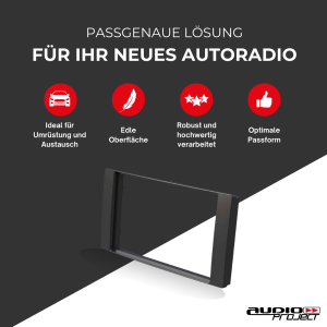 Audioproject A118 Radioblende Doppel DIN für FORD...