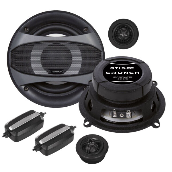 CRUNCH GTI-5.2E - 2-Wege Kompo 13 cm - Auto Lautsprecher