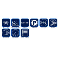 Connects2 CTSVX002.2 - CAN Bus Adapter + Basis Lenkradadapter Quadlock für Opel Astra Vectra Corsa Antara Meriva Signum Tigra Zafira - 42svx002