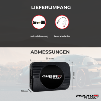 Audioproject A400.1-10 - CAN BUS Adapter für Audi VW Golf 5 6 Passat Touran Skoda Seat - incl Radioadapter