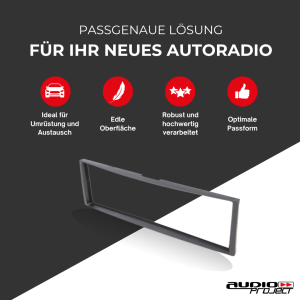 Audioproject A258-40 - Autoradio Radioblende SET 1 DIN...