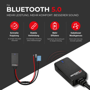 Audioproject UNI A500.1-20-1 - AUX Bluetooth Adapter...