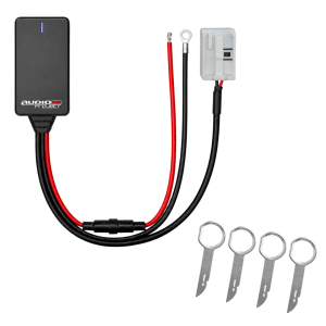 Audioproject UNI A500.1-30-3 - AUX Bluetooth Adapter für Skoda Autoradio 12 PIN Quadlock Weiß