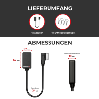 Audioproject UNI A500.1-10-3 AUX Bluetooth Adapter für Skoda Autoradio MDI