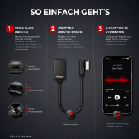Audioproject UNI A500.1-10-3 AUX Bluetooth Adapter für Skoda Autoradio MDI