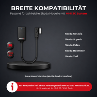 Audioproject UNI A500.1-10-3 AUX Bluetooth Adapter für Skoda Autoradio MDI