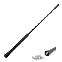 Audioproject A103 Autoantenne 28cm Antennenstab Dachantenne Autoradio AM FM M4 5 6 Adapter