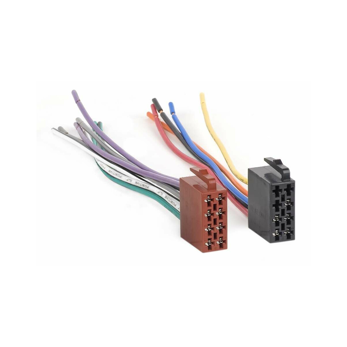 KFZ Umrüstadapter ISO Autoradio Stecker für Strom und 4 Lautsprecher