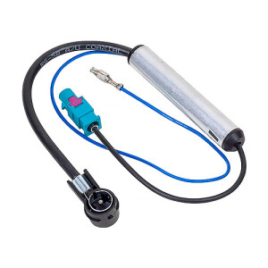 Audioproject A162 Radioadapter SET Quadlock für VW Audi Skoda Seat Golf 5 6 + Antennenadapter Fakra - ISO Phantomeinspeisung Autoradio