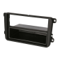 Audioproject A171 Radioblende Doppel DIN 2 DIN für VW Golf 5 6 Touran Passat Caddy EOS Skoda Octavia mit Fach Autoradio Einbaurahmen schwarz